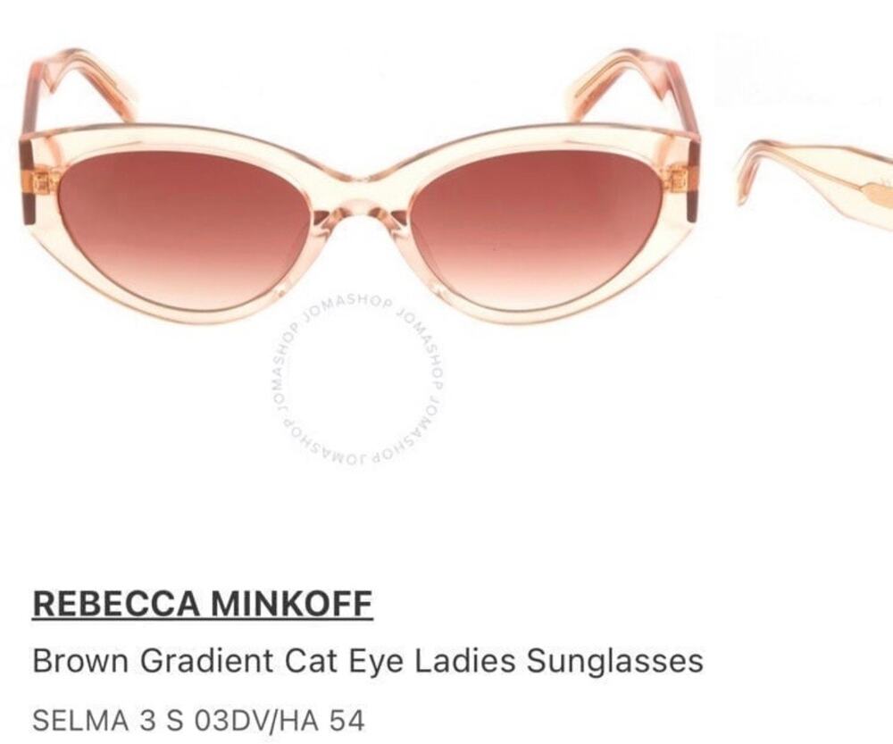 Rebecca Minkoff Selma 3S sunglasses pink NEW